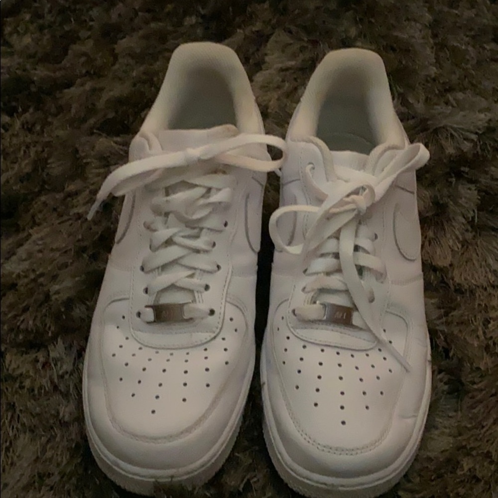 White Nike Air Force 1s!